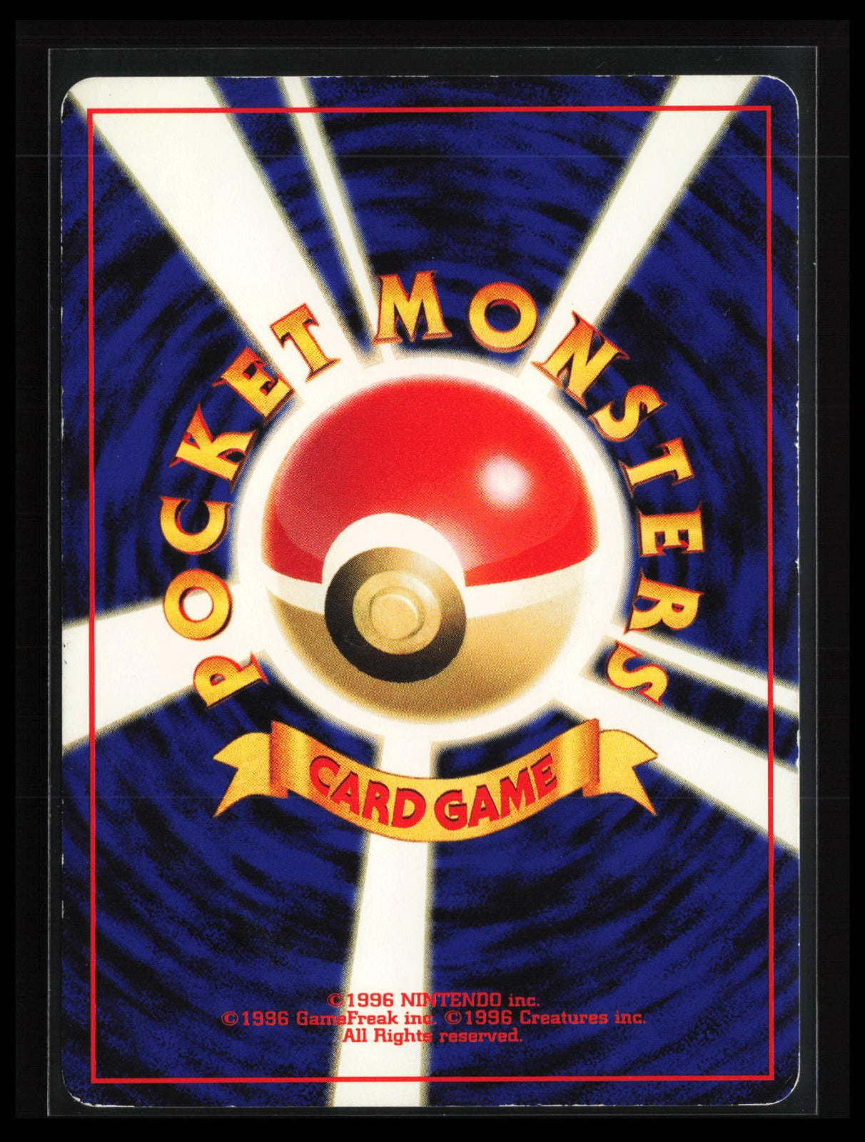 Unown D #201 Pokémon Japanese Crossing the Ruins (Back)