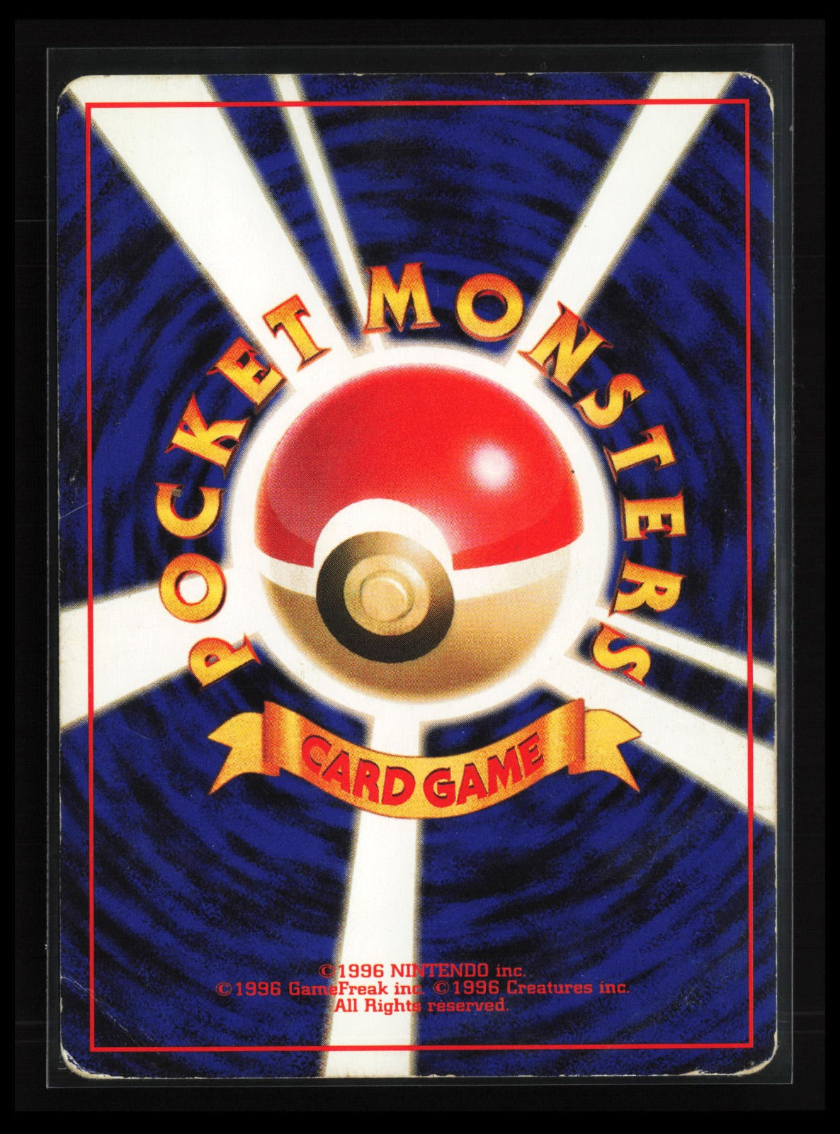 Primeape #057 Pokémon Japanese Pokemon Jungle (Back)