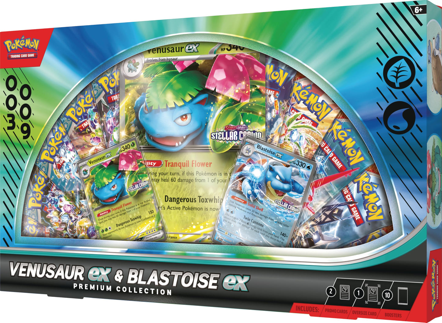 Pokemon - TCG - Venusaur ex & Blastoise ex Premium Collection