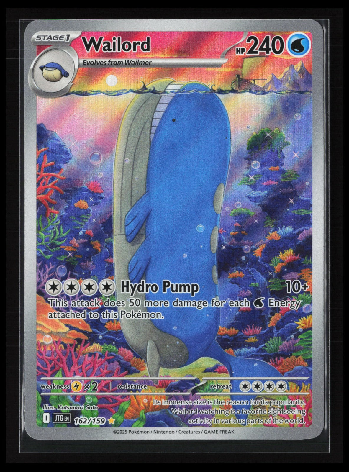 Wailord #162/159 Pokémon SV09: Journey Together