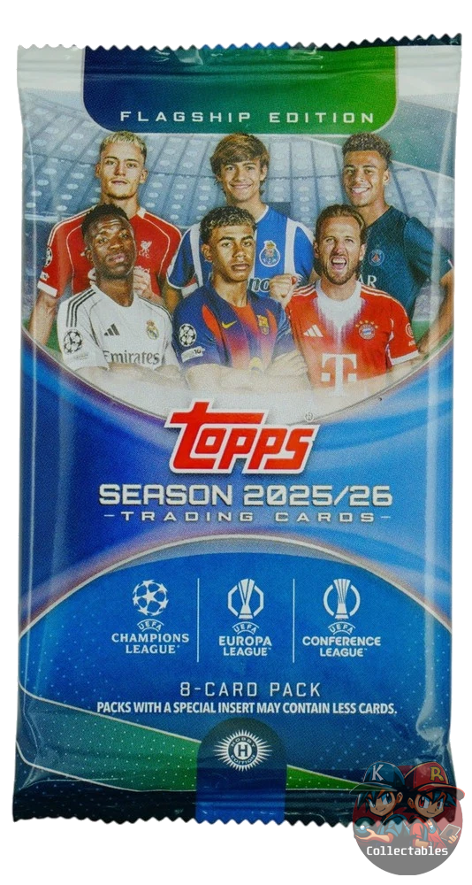 2025-26 Topps UEFA Club Competitions Soccer Booster Pack