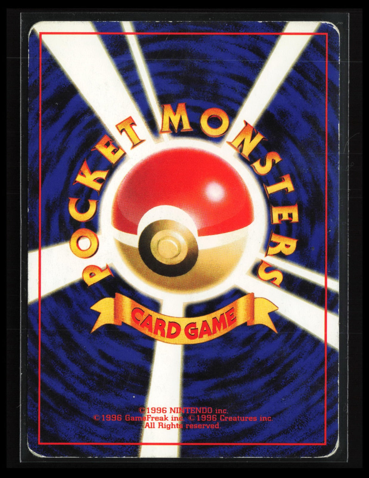 Marill #183 ANA Airlines Japanese Pokémon (Back)