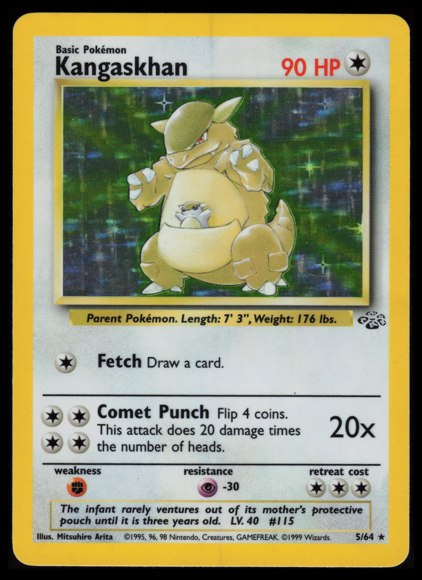 Kangaskhan #5 Pokemon Jungle