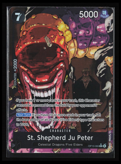 St. Shepherd Ju Peter (Alternate Art) #OP13-084 One Piece Carrying On His Will