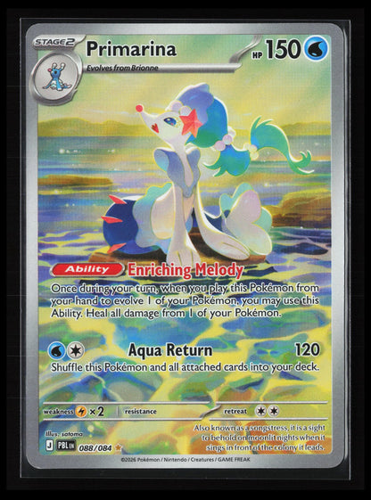 Primarina #088/084 Pokémon ME05: Pitch Black