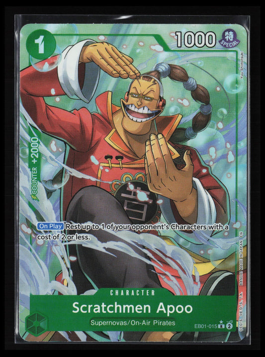 Scratchmen Apoo - (Alternate Art) #EB01-015 One Piece - The Best- Vol. 2