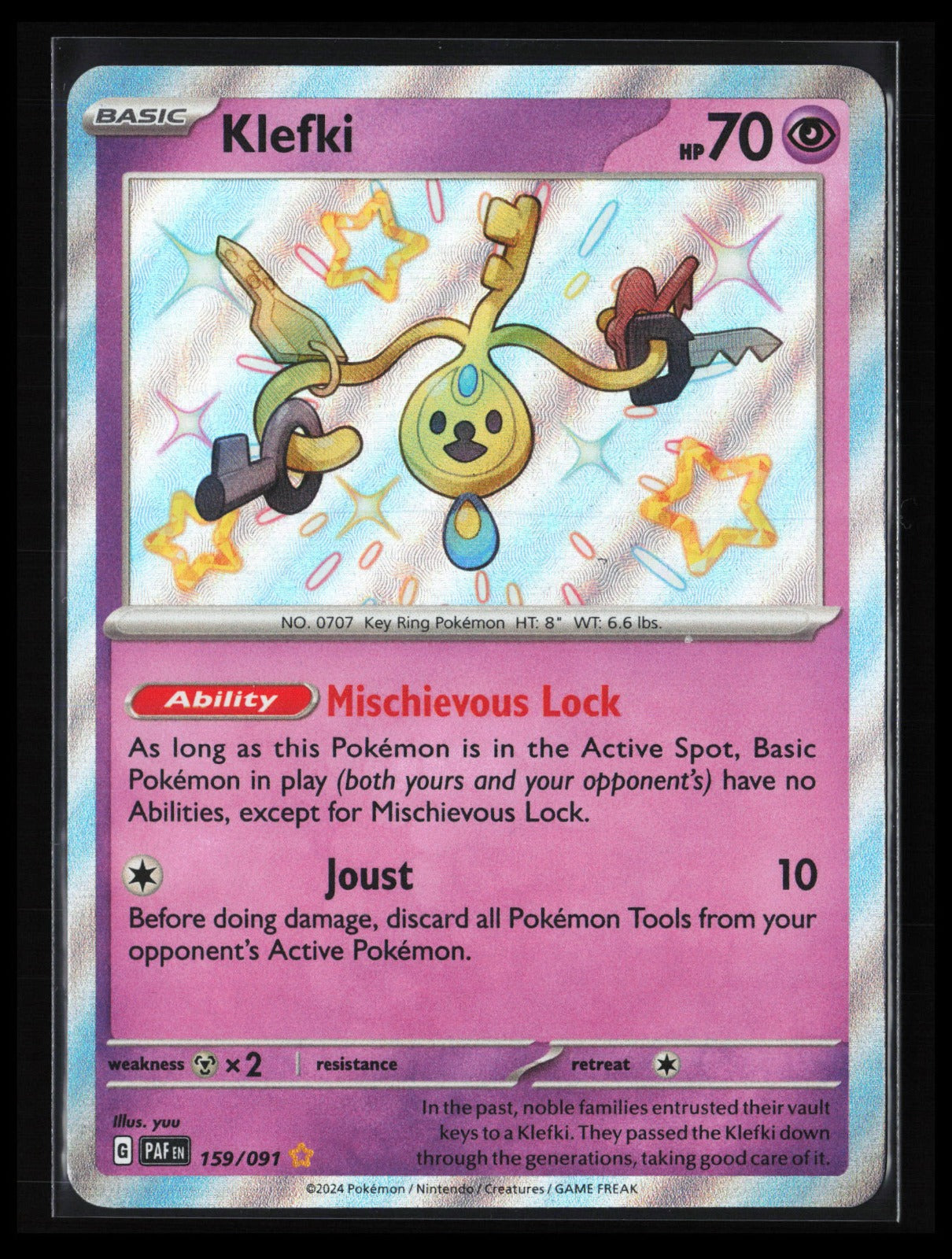 Klefki #159/091 Pokémon Japanese SV: Paldean Fates