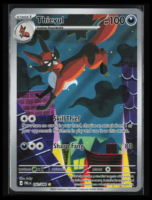 Thievul #092/084 Pokémon ME05: Pitch Black