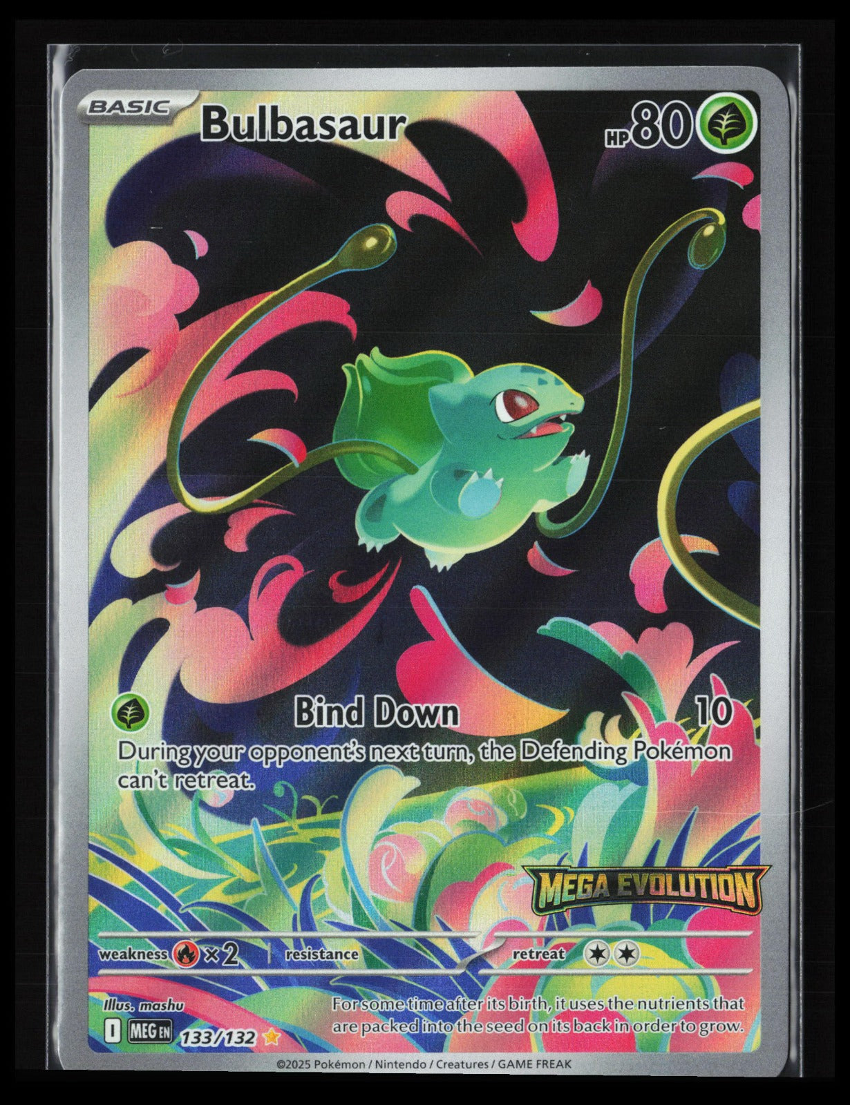 Bulbasaur - (Mega Evolution Stamped) #133/132 Pokémon Promos