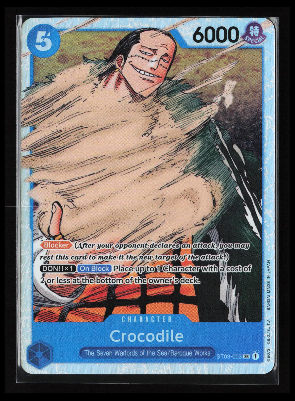 Crocodile #ST03-003 One Piece Super Pre-Release Starter Deck 3