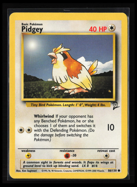 Pidgey #086/130 Pokémon Base Set 2