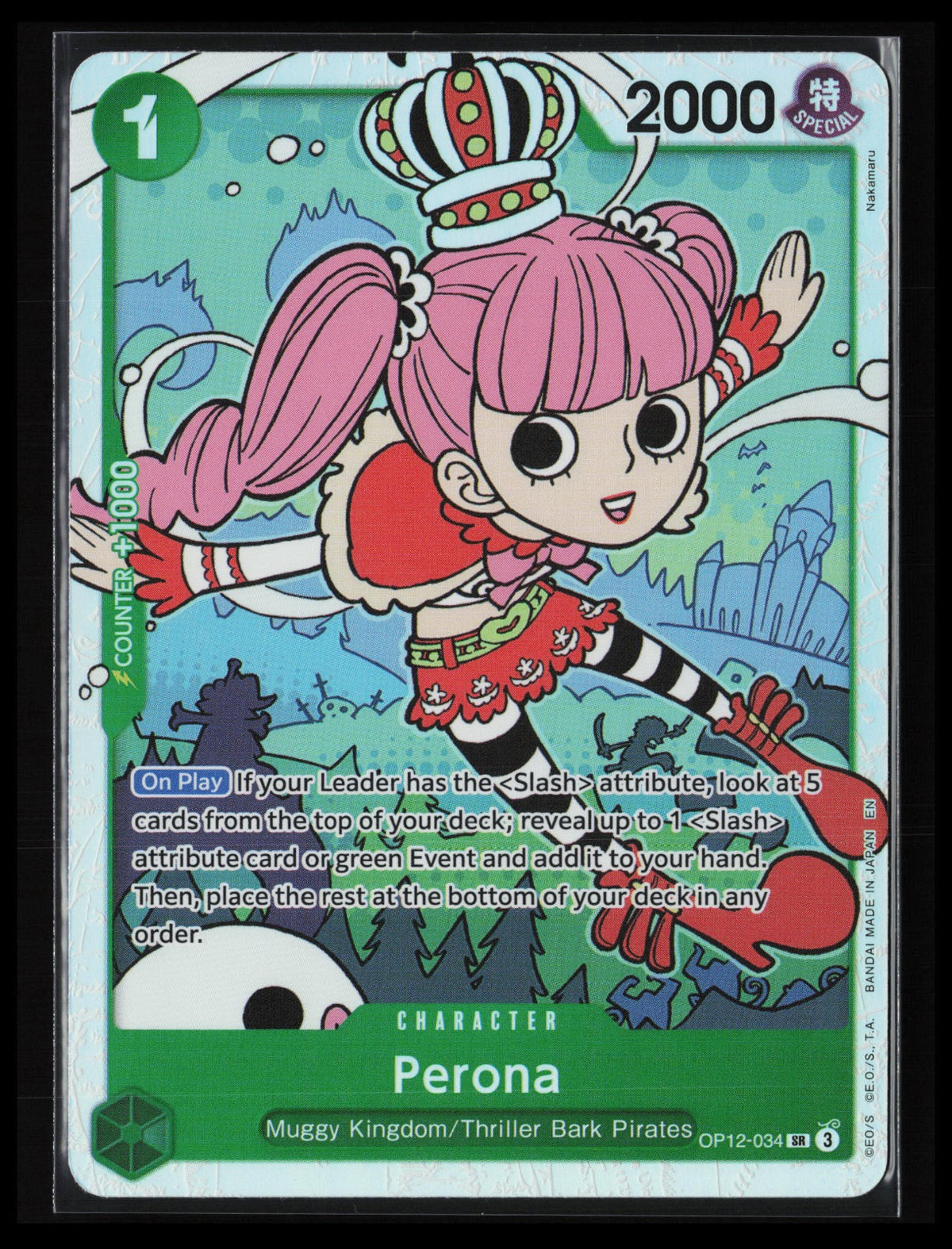 Perona #OP12-034 One Piece Legacy of the Master