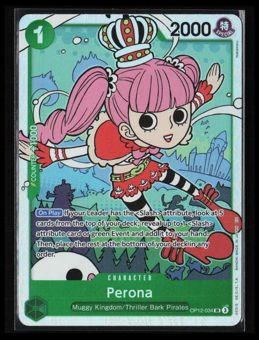 Perona #OP12-034 One Piece Legacy of the Master