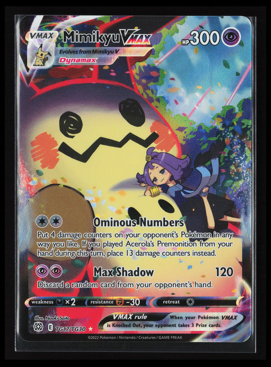 Mimikyu VMAX #TG17/TG30 Pokémon SWSH09: Brilliant Stars Trainer Gallery