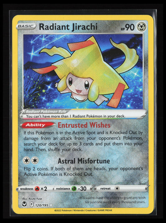 Radiant Jirachi #120/195 Pokémon SWSH12: Silver Tempest