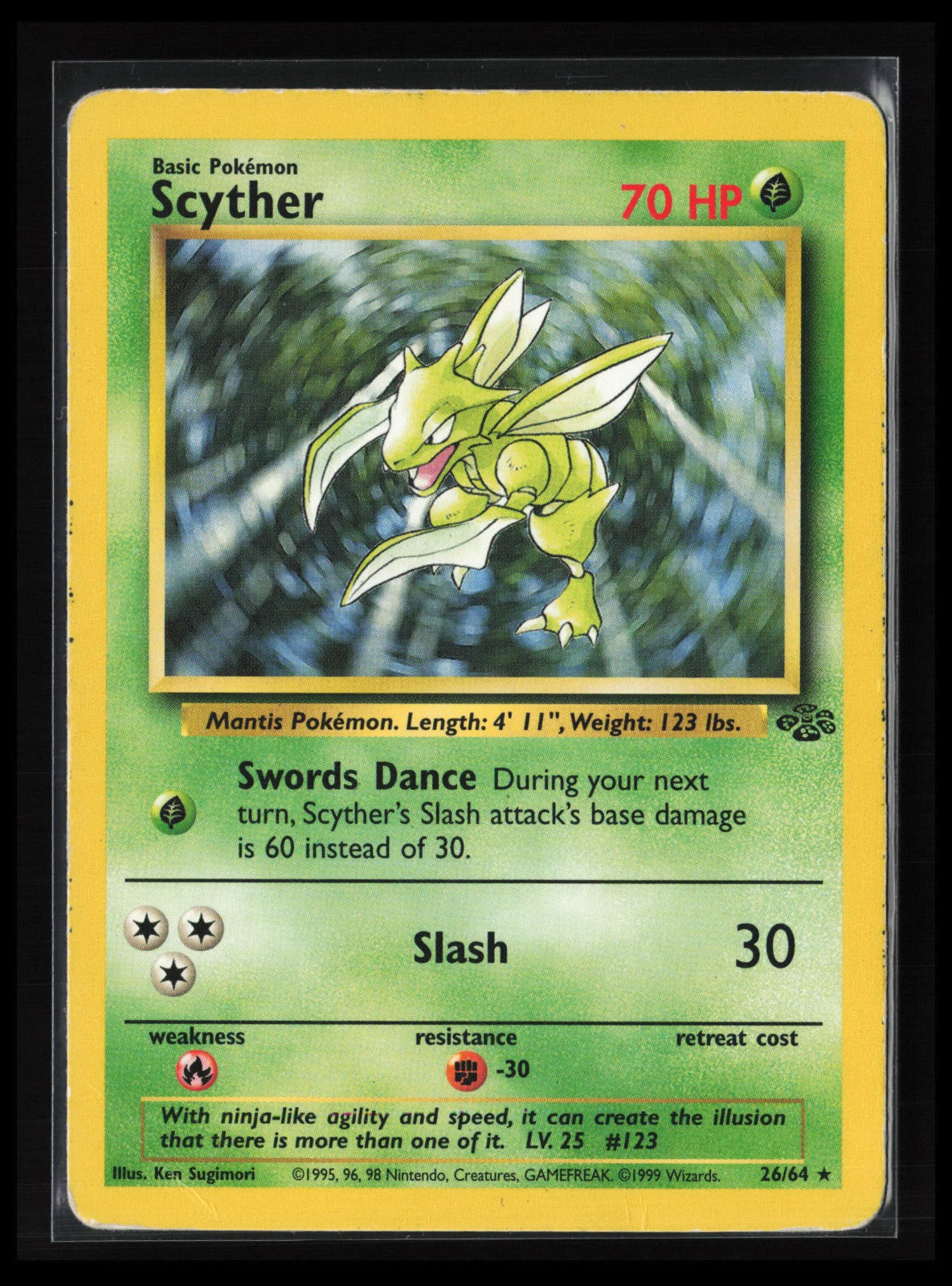 Scyther (26) #26/64 Pokémon Jungle