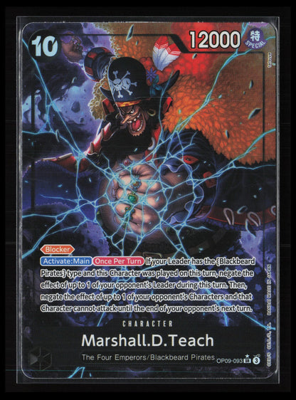 Marshall.D.Teach (Alternate Art) #OP09-093 One Piece Emperors in the New World