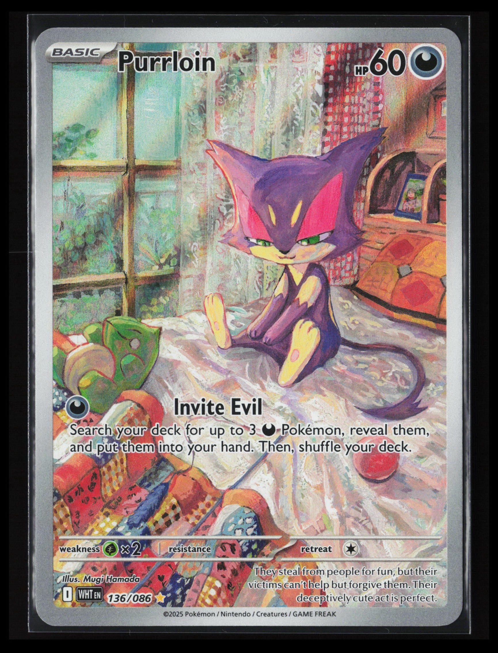 Purrloin #136/086 Pokémon SV: White Flare