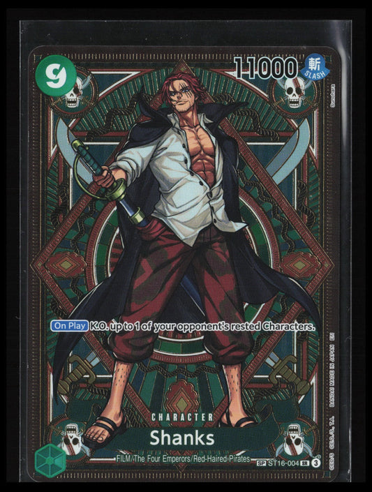 Shanks (SP) #ST16-004 One Piece A Fist of Divine Speed