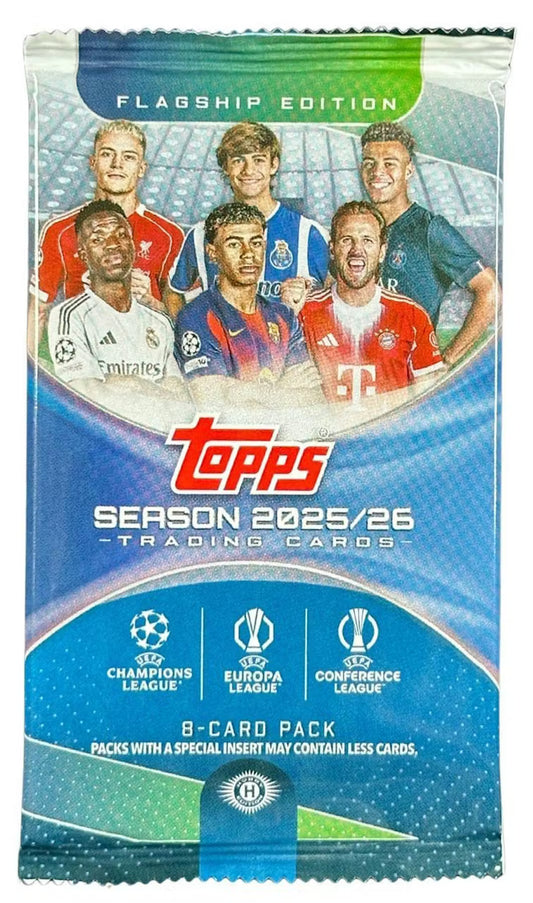 2025-26 Topps UEFA Club Competitions Soccer Booster Pack