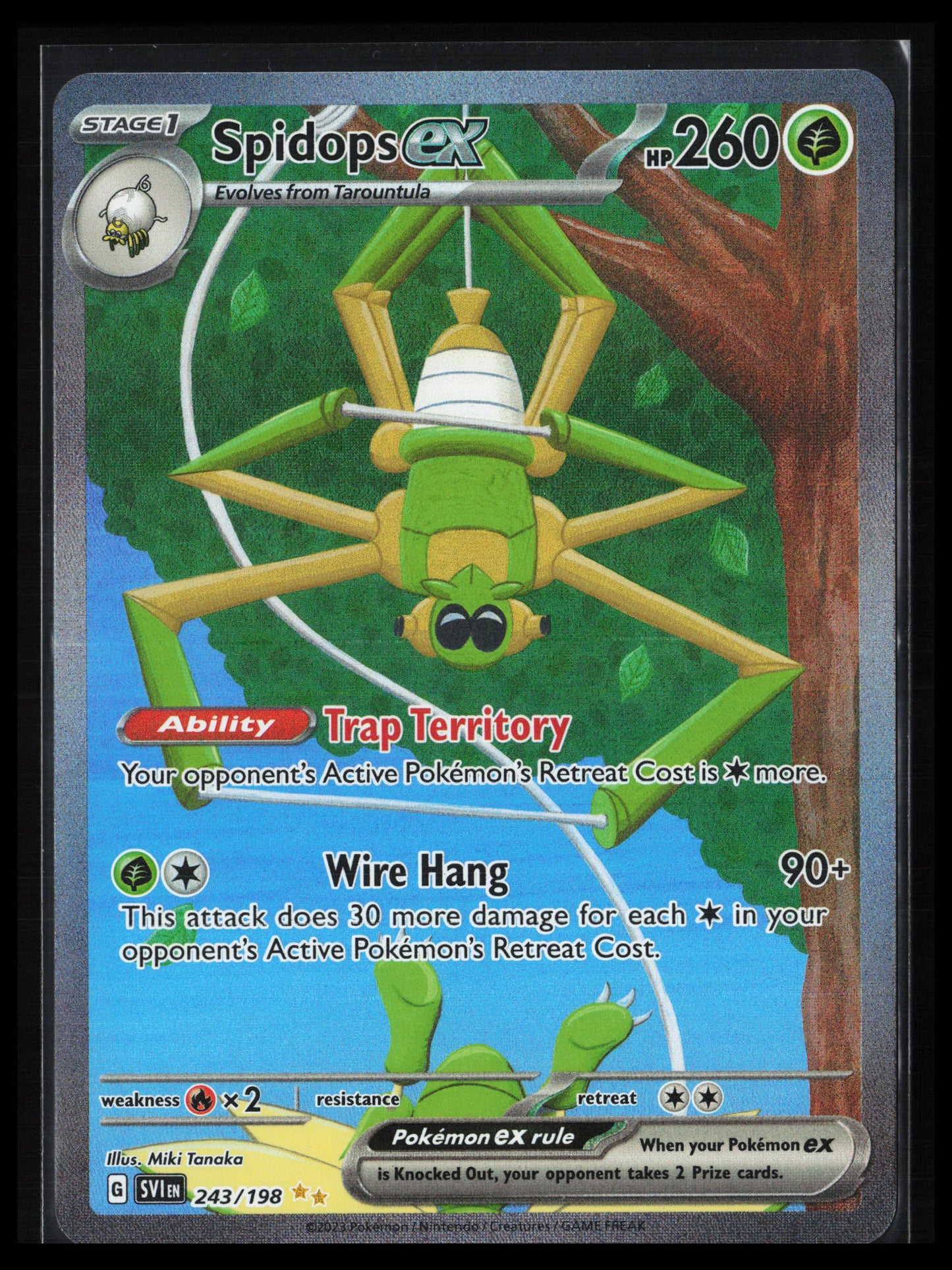 Spidops ex #243/198 Pokémon  SV01: Scarlet & Violet Base Set