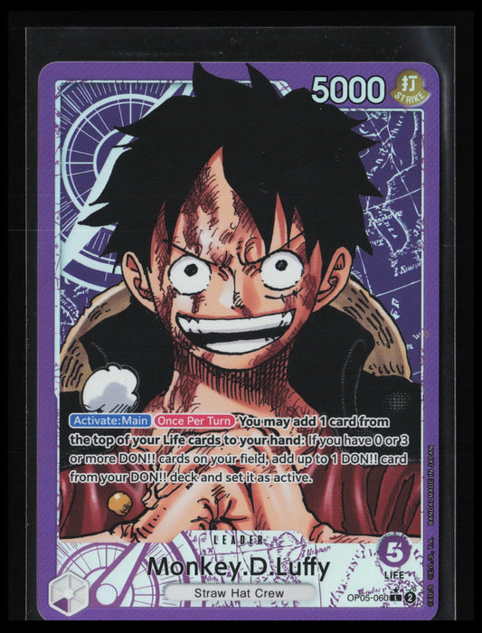 Monkey.D.Luffy (Alternate Art) #OP05-060 One Piece Awakening of the New Era