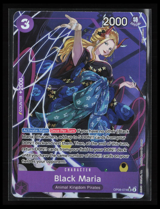 Black Maria (Parallel) #OP08-074 One Piece Two Legends