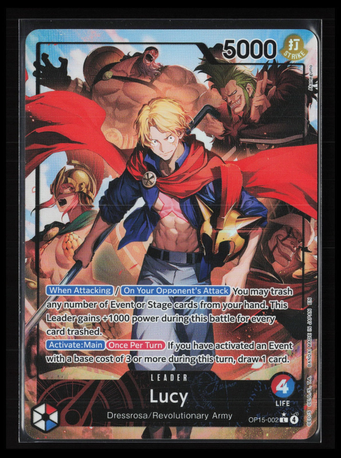 Lucy (Alternate Art) #OP15-002 One Piece Adventure on Kami's Island
