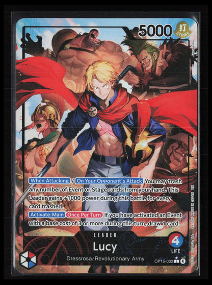 Lucy (Alternate Art) #OP15-002 One Piece Adventure on Kami's Island