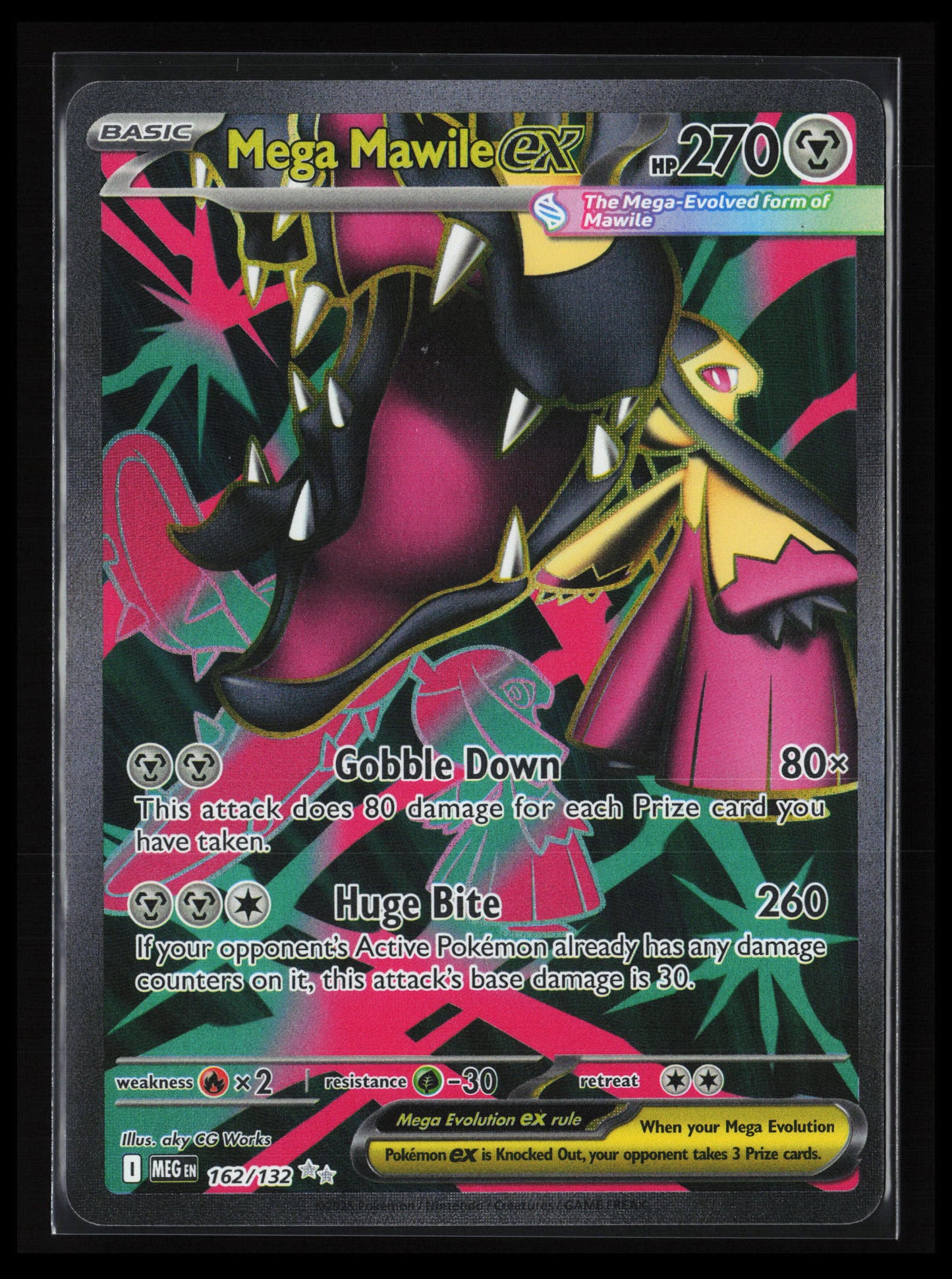 Mega Mawile ex #162/132 Pokémon ME01: Mega Evolution