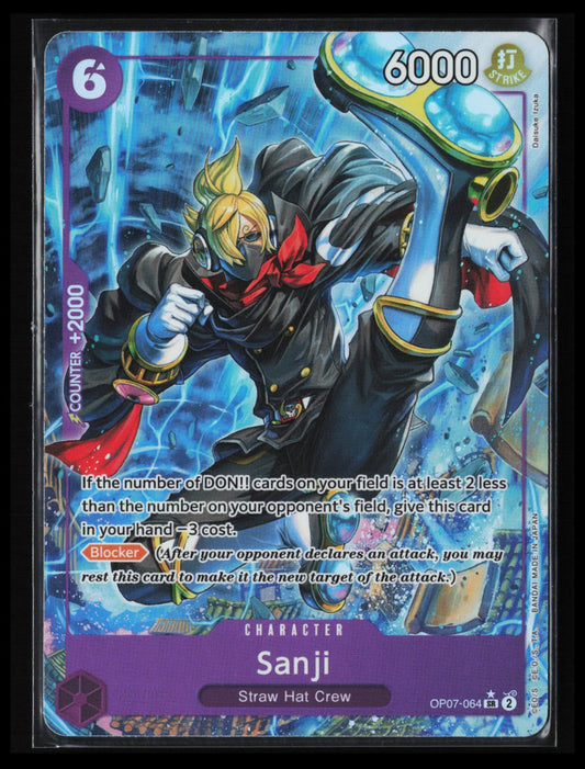 Sanji (Parallel) #OP07-064 Pokémon 500 Years in the Future