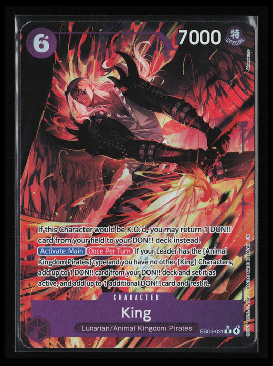 King (Alternate Art) #EB04-031 One Piece The Azure Sea's Seven