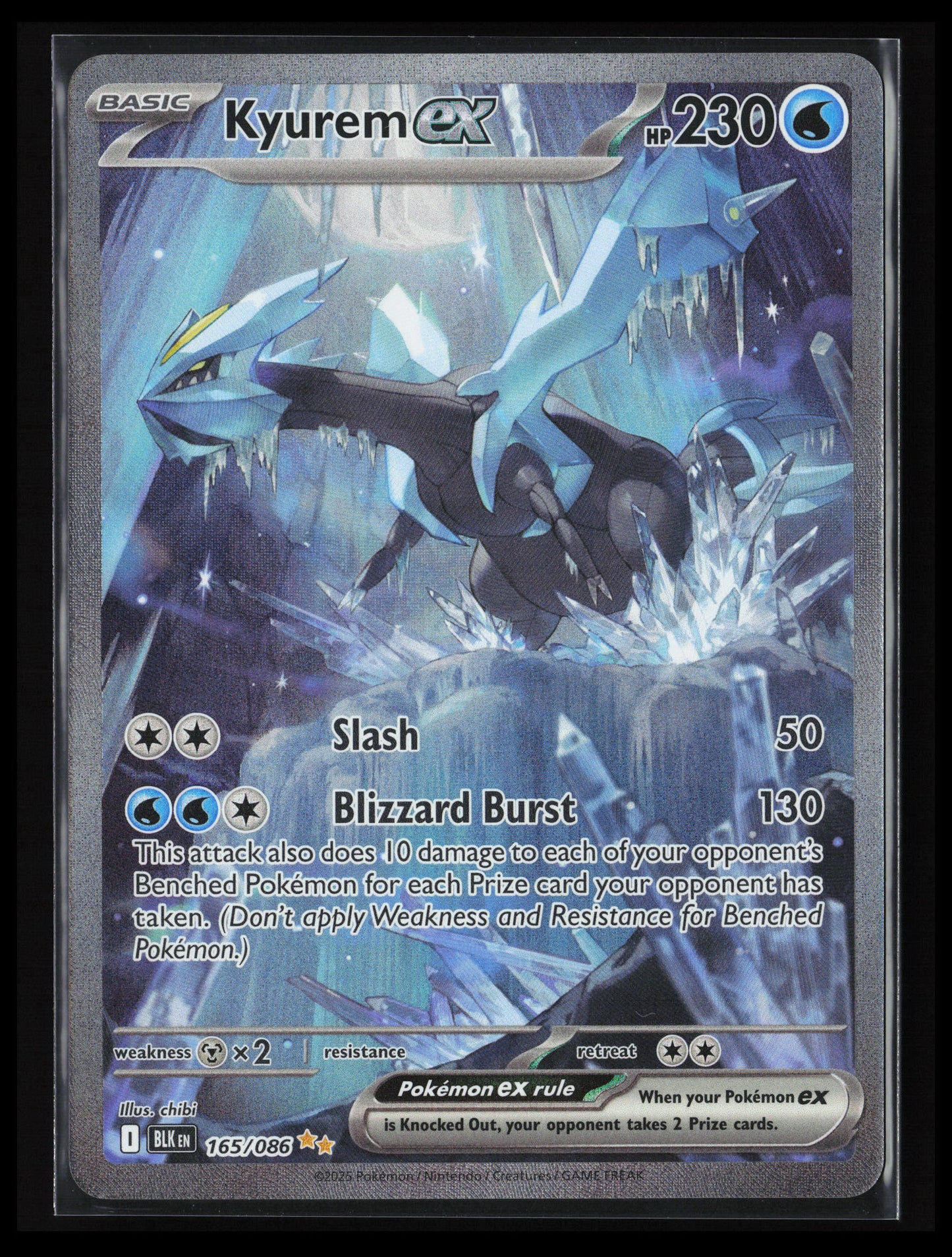 Kyurem ex #165/086 Pokémon SV: Black Bolt