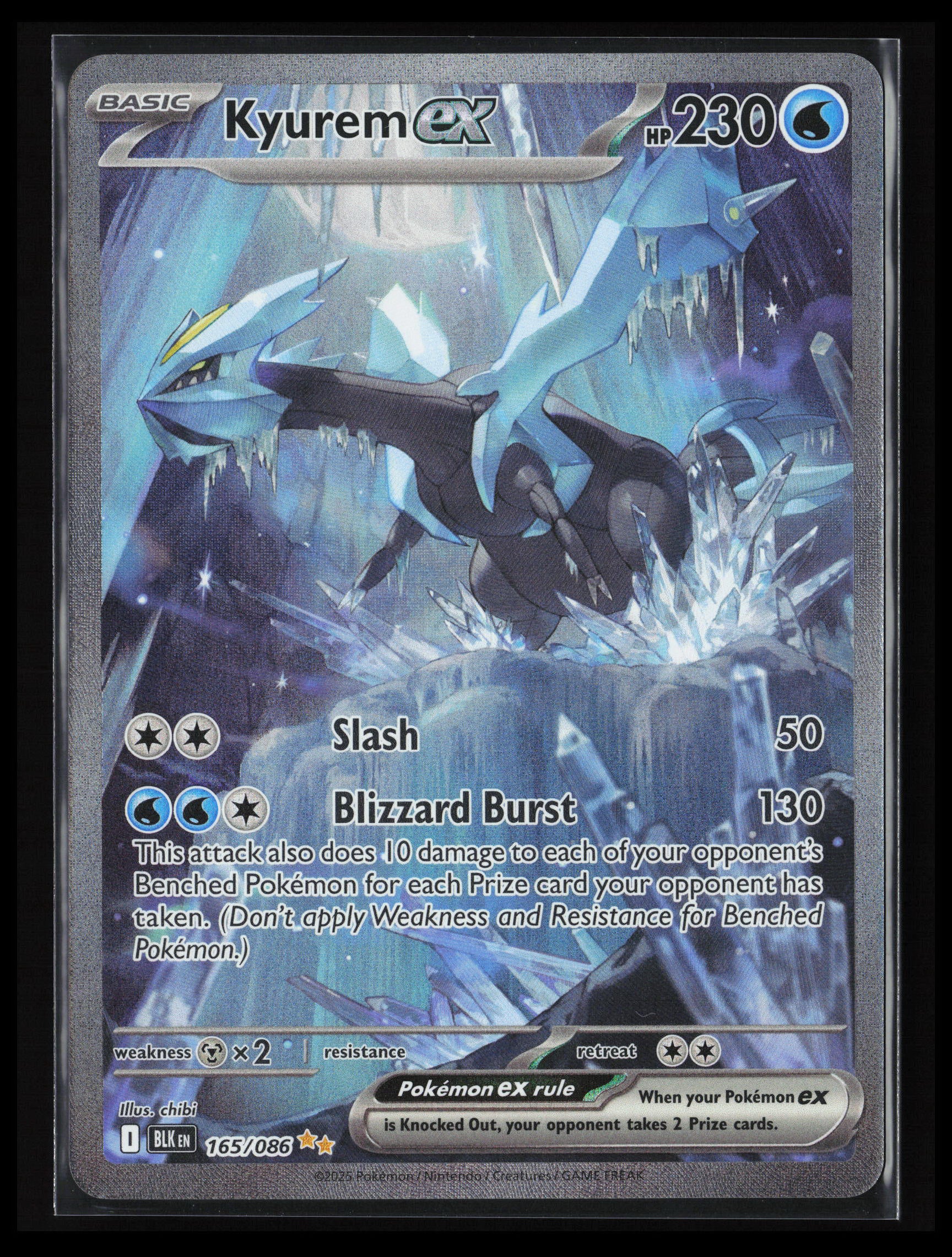 Kyurem ex #165/086 Pokémon SV: Black Bolt