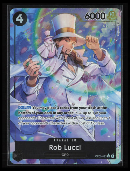 Rob Lucci (093) (Alternate Art) #OP05-093 One Piece Awakening of the New Era