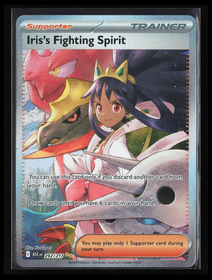 Iris's Fighting Spirit #292/217 Pokémon ME: Ascended Heroes