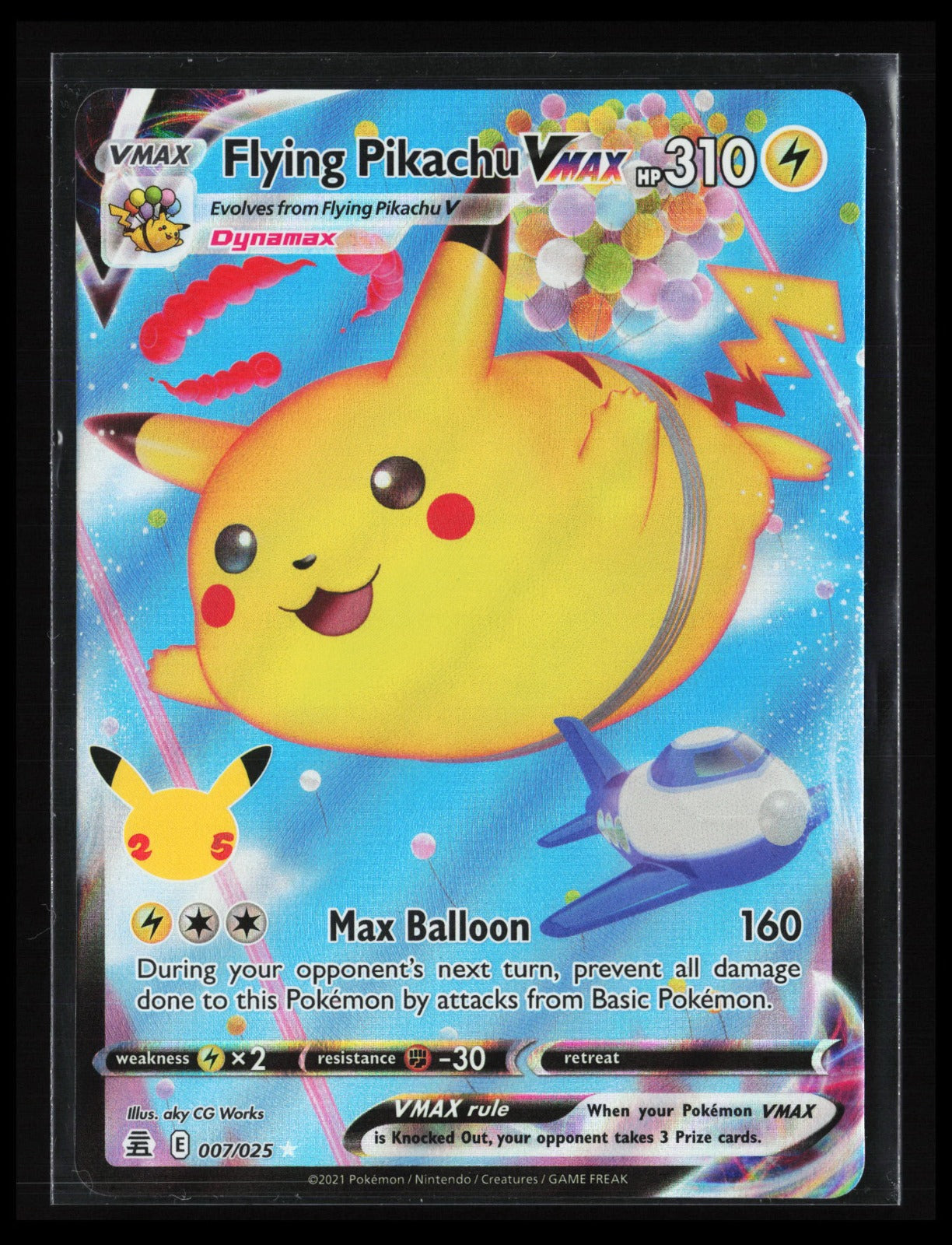 Flying Pikachu VMAX #007/025 Pokémon Japanese Celebrations
