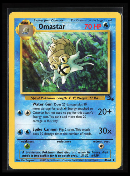 Omastar #058/110 Pokémon Legendary Collection