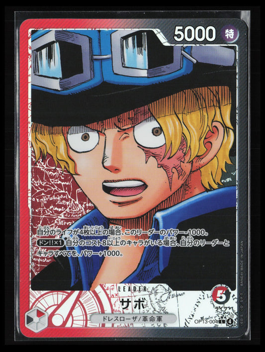 Sabo #OP13-004 One Piece Japanese Carrying on His Will