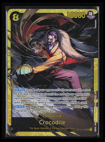 Crocodile #OP14-120 One Piece The Azure Sea's Seven