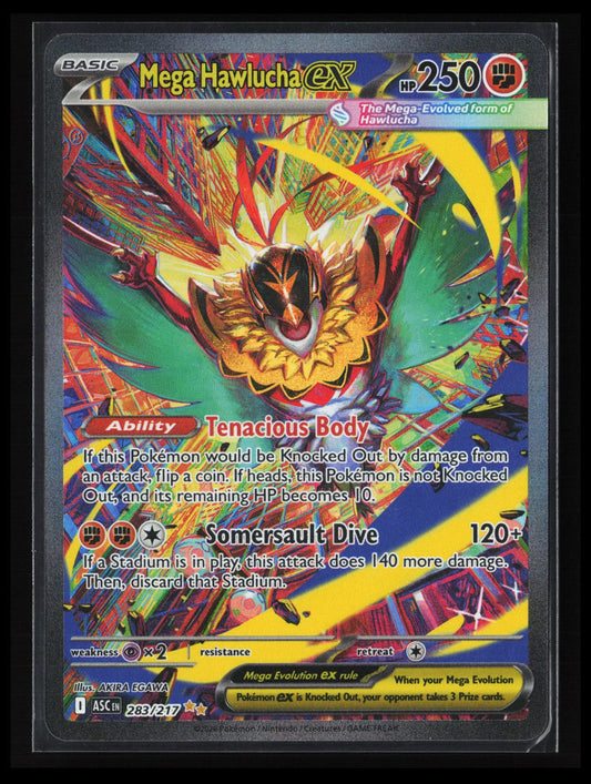 Mega Hawlucha ex #283/217 Pokémon ME: Ascended Heroes