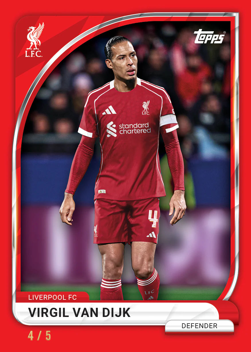 2025-26 Topps Liverpool Soccer Collector Tin
