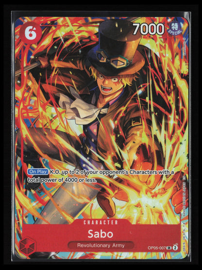 Sabo (Illustration Box Vol.5) #OP05-007 One Piece Promotion Cards