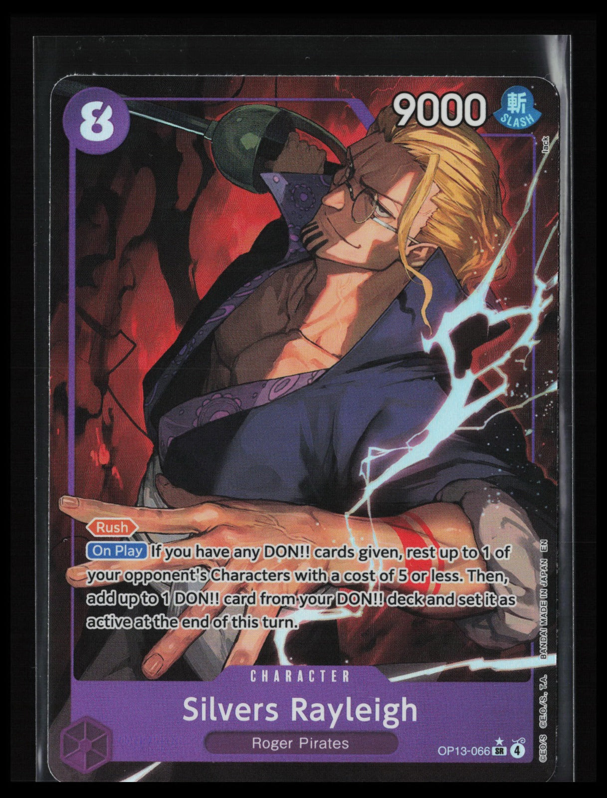 Silvers Rayleigh (Alternate Art) #OP13-066 One Piece Carrying On His Will