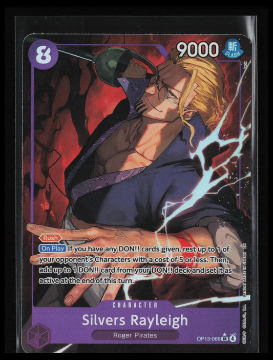 Silvers Rayleigh (Alternate Art) #OP13-066 One Piece Carrying On His Will