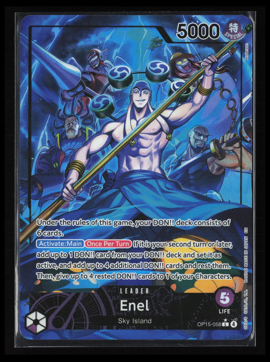 Enel (Alternate Art) #OP15-058 One Piece Adventure on Kami's Island