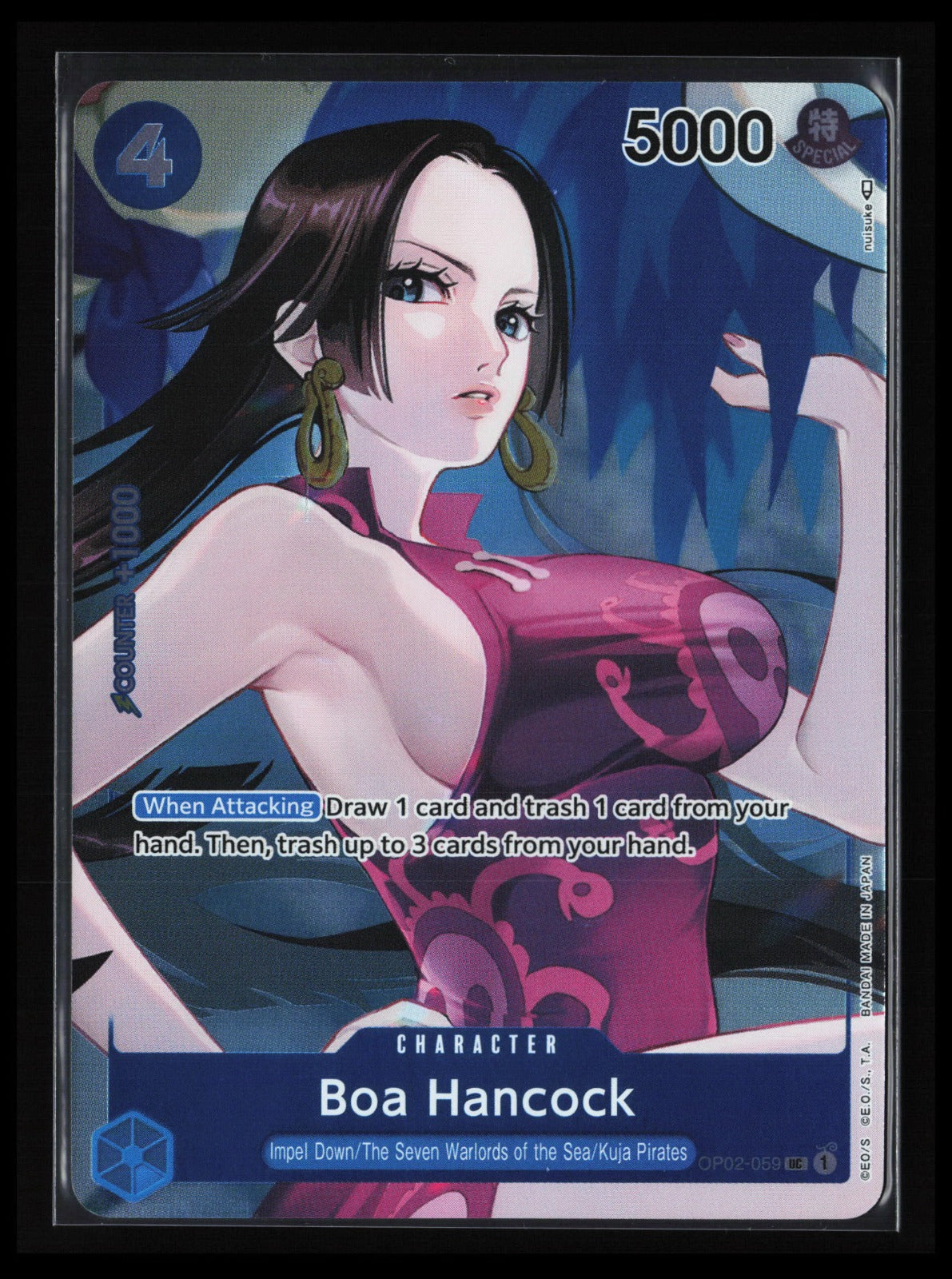 Boa Hancock (Box Topper) #OP02-059 One Piece Paramount War