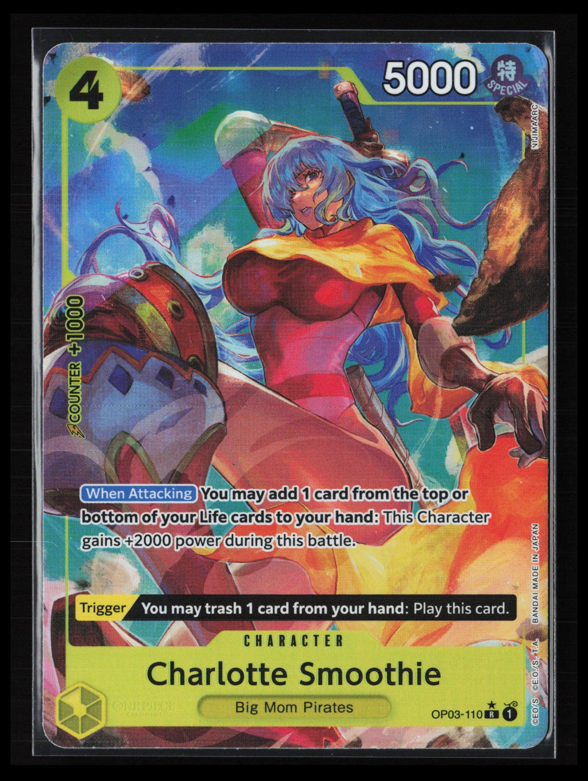 Charlotte Smoothie (Full Art) #OP03-110 One Piece Premium Booster -The Best-