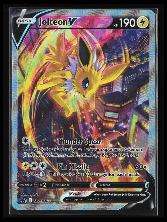 Jolteon V #SWSH183 Pokémon SWSH: Sword & Shield Promo Cards