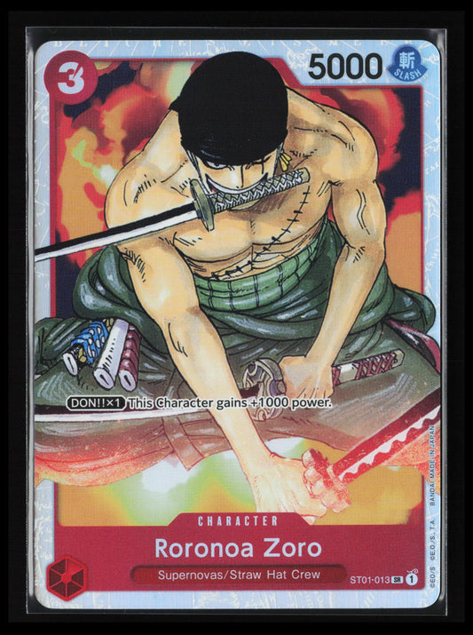 Roronoa Zoro #ST01-013 One Piece Starter Deck 1: Straw Hat Crew